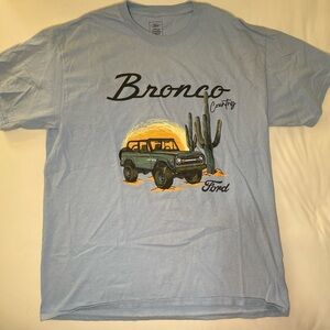 Ford Bronco Light Blue Graphic Tee